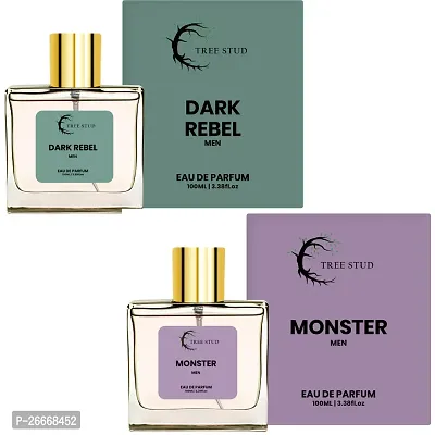 Classic Monster and Heart Bell For Men and Unisex Perfume Scent Eau De Perfume Pack Of 2 100Ml Each-thumb0