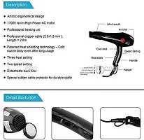 6130 Compact 1800 Watts With Nozzle (Multicolor)(2 Speed setting)-thumb3