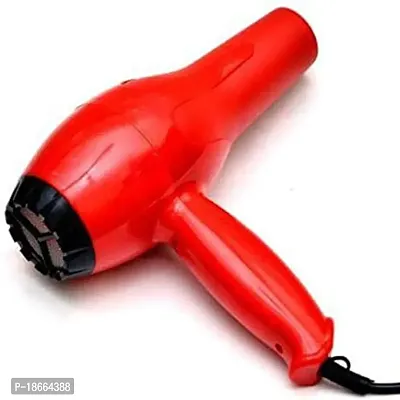 Foldable 1800 Watts Hair Dryer With Heat  Cool Setting And Detachable Nozzle Hair Dryer,Baal Sukhna Vala Machine,With assorted Red and Black..-thumb4