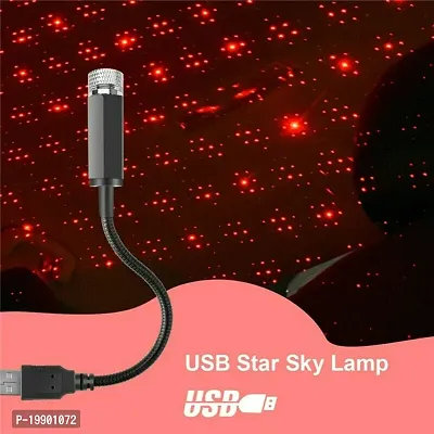 Star Light Car USB Ambient Light Compatible with Laptop Desktop USB Devices Suitable for Cars SUVs Bedroom Home Light Deacute;cor and More Led Light (Black)-thumb0