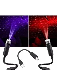 Star Light Car USB Ambient Light Compatible with Laptop Desktop USB Devices Suitable for Cars SUVs Bedroom Home Light Deacute;cor and More Led Light (Black)-thumb1