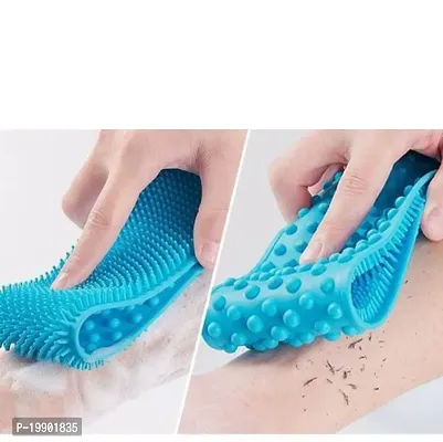 Body Back Scrubber,Double side bath brush for deep Cleaning Body Scrubbers  Brushes-thumb0