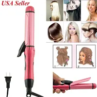 Hair Straightener and Curler (Pink)/Pink Rod/Hair Straightner-thumb1