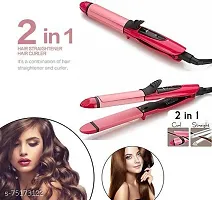 Hair Straightener and Curler (Pink)/Pink Rod/Hair Straightner-thumb2