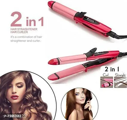 Hair Straightener and Curler (Pink)/Pink Rod/Hair Straightner-thumb3