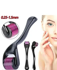 Derma Roller For Hair Growth,beard growth,Face Massager 0.5mm Titanium 540 Micro Needels-thumb3