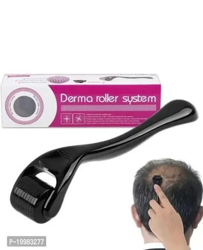 Derma Roller For Hair Growth 0.5 mm with 540 Titanium Needles-thumb0