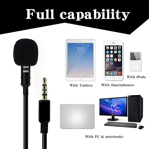 Mini Singing Collar Microphone Recording Mic Clip with Noise Cancellation For YouTube Videos Audio Recorder Mic With Hard Carrying Case(CM11,Black)#Quality Assurance Microphone Microphone