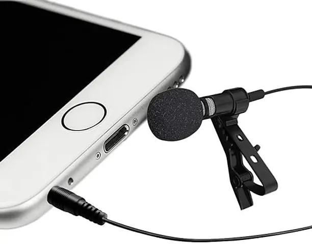 Collor Mic for Mobile Video Recording|Digital Noise Cancellation Clip Collar Mic Condenser for YouTube Video | Interviews | Lectures Travel Videos Mike for Mobile