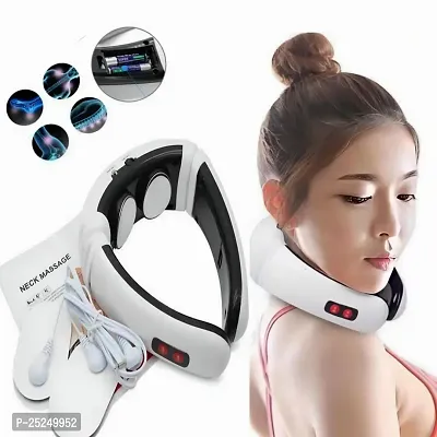 Electric Pulse Neck Physiotherapy Adjustment 6 Massage Modes -N6 Electric Pulse Neck Physiotherapy Adjustment 6 Massage Modes Massager  (Multicolor) 1 pcs-thumb0