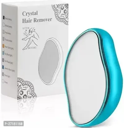 1 Pcs_Crystal Hair Removal Eraser | Crystal Unisex Painless Hair Removal Tool  Skin Exfoliator | Painless Exfoliation Magic Hair Removal Stone | Washable Crystal Hair Remover Too