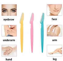 Facial, Eyebrow or Face Hair Removal Razor 3 Pcs Set (Pack of 3)-thumb3