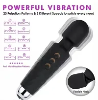 Personal Electric Waterproof Massager or Vibrator For Female | Women | Girls | Men | Boys , Full Body Massager, USB Rechargeable Handheld Massage For Neck, Shoulder, Back, Wand Vibrator,-thumb4