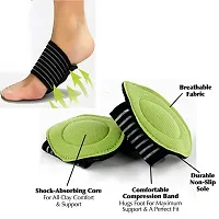 Extra Thick Cushioned Compression Arch Foot Support For Men  Women - 1 Pair-thumb1