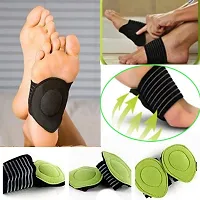 Extra Thick Cushioned Compression Arch Foot Support For Men  Women - 1 Pair-thumb2