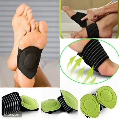 Extra Thick Cushioned Compression Arch Foot Support For Men & Women - 2 Pair-thumb3