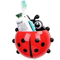 Ladybird Toothpaste Toothbrush Storage Organizer Holder - Pack Of 1-thumb1