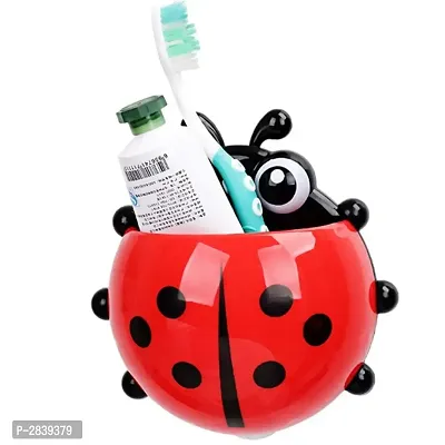 Ladybird Toothpaste Toothbrush Storage Organizer Holder - Pack Of 1-thumb2