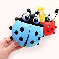 Ladybird Toothpaste Toothbrush Storage Organizer Holder - Pack Of 1-thumb2