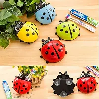 Ladybird Toothpaste Toothbrush Storage Organizer Holder - Pack Of 1-thumb3