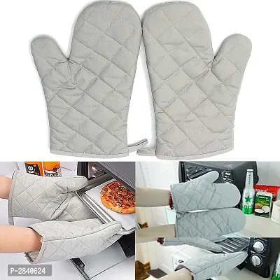 Heat Resistant Anti Scald Hand Gloves Pack Of 1 Pair - (Assorted)