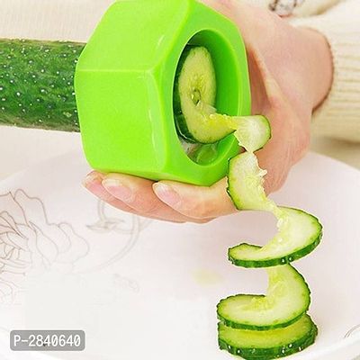 Vegetable  Fruit Cutting Spiral Slicer (Assorted) - 1 Piece-thumb0