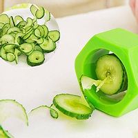 Vegetable  Fruit Cutting Spiral Slicer (Assorted) - 1 Piece-thumb2