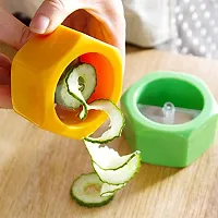 Vegetable  Fruit Cutting Spiral Slicer (Assorted) - 1 Piece-thumb3