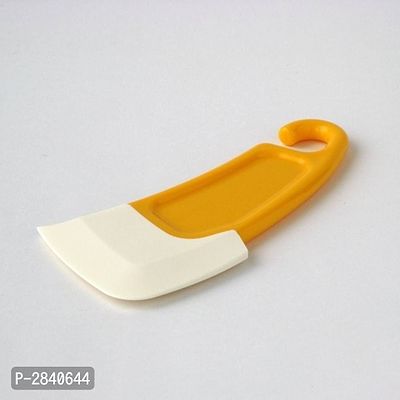 Spatula Silicone Pan Cleaning Scraper For Pastry Cake Baking  Food Preparation Tools (Assorted) - Pack Of 2-thumb5