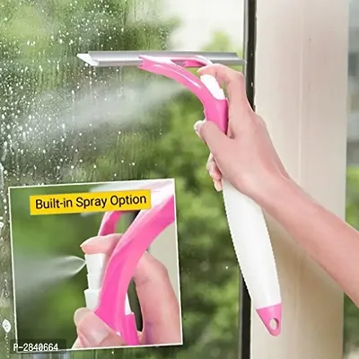 Cleaning Hand Held Wiper Spray With Non Slip Handle For Cleaning Window Glass Tiles Car Auto - Pack Of 1-thumb3