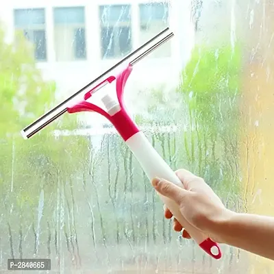 Cleaning Hand Held Wiper Spray With Non Slip Handle For Cleaning Window Glass Tiles Car Auto - Pack Of 2
