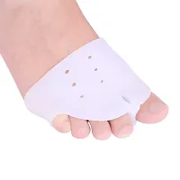 Soft Silicone Gel Ball Of Foot Pain Relief Metatarsal Cushion Pad Forefoot Protection (2 Pair)-thumb1