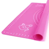 K Kudos Enterprise Multipurpose Pink Silicone Foldable Non Stick Washable  Reusable Baking Mat (1 Pc)-thumb2