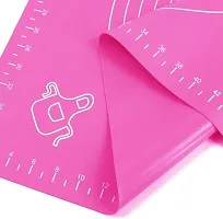 K Kudos Enterprise Multipurpose Pink Silicone Foldable Non Stick Washable  Reusable Baking Mat (1 Pc)-thumb4