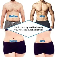 6 Pack EMS Tummy Flatter, Weight Loss Muscle Toning Fitness Technology Kit 6 Pack ABS, Wireless Electro Pad Portable Gym Trainer For Men  Womens-thumb1