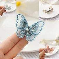 KK CREATIONS 4 PCS OF MULTICOLOR FANCY BUTTERFLY HAIR CLIPS FOR BABY GIRLS, GIRLS AND TEENAGERS-thumb2