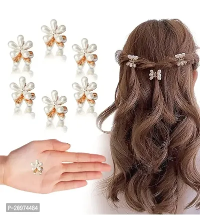 KK CREATIONS 6 PIECES OF MIMI FLOWER KOREAN HAIR CLIP/PIN FOR WOMEN,GIRLS AND TEENAGER