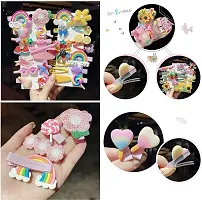 KK CREATIONS RANDOM ANY 14 PIECES OF FANCY VARIOUS SHAPE KOREAN HAIR CLIPS FOR BABY GIRLS AND KIDS GIRLS-thumb3