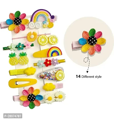 KK CREATIONS 28 PCS HAIR CLIPS FROM 42 different color korean style hair clips for girls, kid and baby girls (pack of 24 pcs)-thumb4