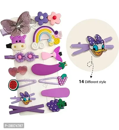 KK CREATIONS 28 PCS HAIR CLIPS FROM 42 different color korean style hair clips for girls, kid and baby girls (pack of 24 pcs)-thumb2