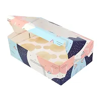 LINE 'N' CURVES 6pcs Cupcake Gift Packaging Boxes, Transparent Cookies Muffines Donuts Pastry Gift Hamper Box (Pack of 10 Boxes)-thumb3