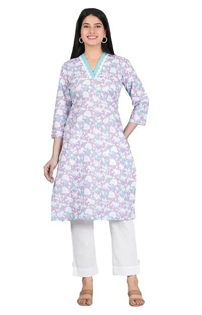 V Kurta with Pant Color