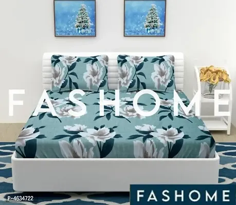 Fashome Queen Bedsheet 90 X 100 Inch With 2 Pillow Covers