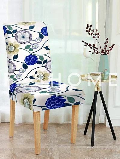 FasHome Polyester Stretchable, Removable & Washable Dining Chair Cover