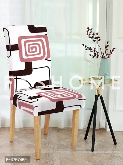 FasHome Elastic Chair Cover/Stretchable Removable  Washable Dining Chair Cover Protective Seat Slipcover Home Restaurant Office D&eacute;cor (Pack of 1)-thumb0