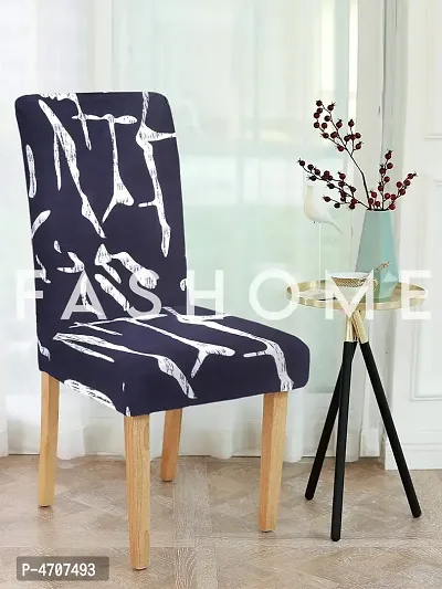 FasHome Elastic Chair Cover/Stretchable Removable  Washable Dining Chair Cover Protective Seat Slipcover Home Restaurant Office Deacute;cor (Pack of 1)