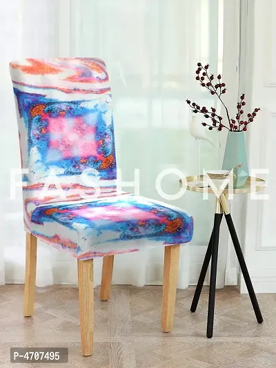 FasHome Elastic Chair Cover/Stretchable Removable  Washable Dining Chair Cover Protective Seat Slipcover Home Restaurant Office D&eacute;cor (Pack of 1)