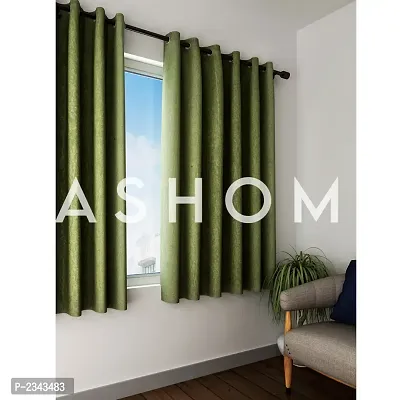 Premium Quality Polyester Window Curtains Pack of 2