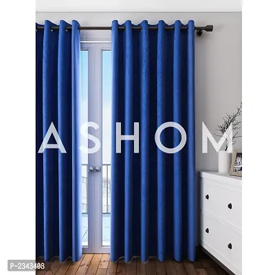 FasHome Premium Quality Polyester Door Curtains Pack Of 2