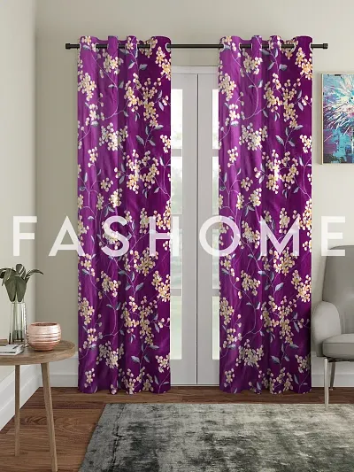 FasHome Stylish Polyester Door Curtains